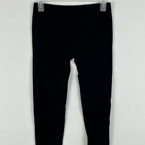 JustOne Kids Leggings Size L Black Elastic Waist 26-30in Inseam 28in Rise 8.5in